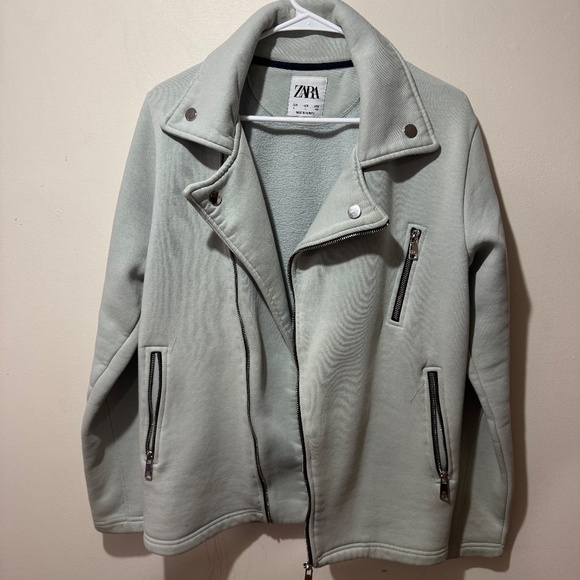 Light Mint Green Zara Jacket (Size Large) - Picture 2 of 2